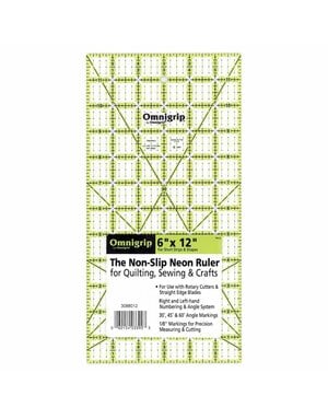 OMNIGRIP OMNIGRIP Ruler - 6″ x 12″ (15.2 x 30.5cm)