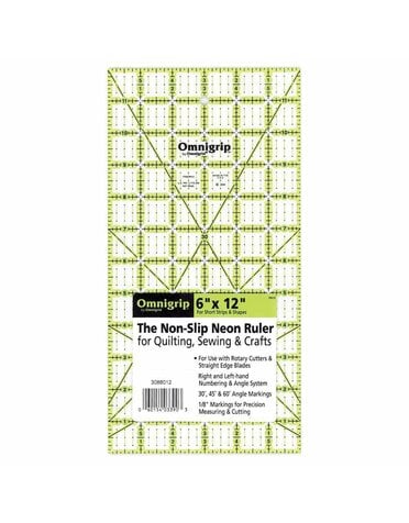 OMNIGRIP OMNIGRIP Ruler - 6″ x 12″ (15.2 x 30.5cm)