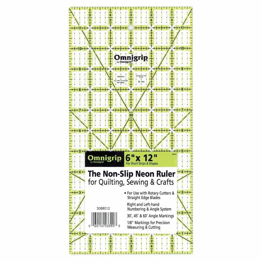 OMNIGRIP OMNIGRIP Ruler - 6″ x 12″ (15.2 x 30.5cm)