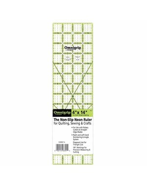 OMNIGRIP OMNIGRIP Ruler - 4″ x 14″ (10.2 x 35.6cm)