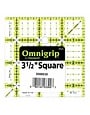 OMNIGRIP Règle de carrés OMNIGRIP - 31⁄2″ x 31⁄2″ (8.9 x 8.9cm)