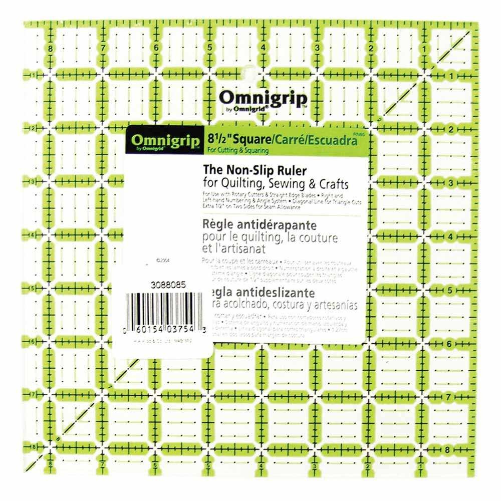 OMNIGRIP Règle OMNIGRIP - 81⁄2″ x 81⁄2″ (21.6 x 21.6cm)