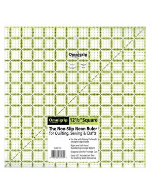 OMNIGRIP OMNIGRIP Ruler - 121⁄2″ x 121⁄2″ (31.75 x 31.75cm)