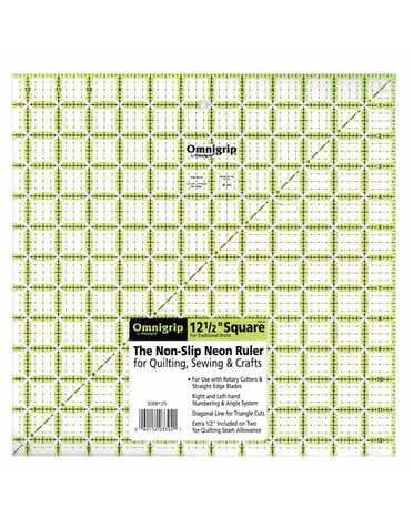 OMNIGRIP OMNIGRIP Ruler - 121⁄2″ x 121⁄2″ (31.75 x 31.75cm)