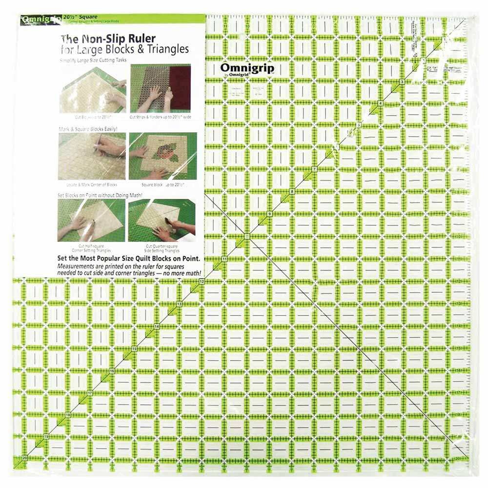 OMNIGRIP Règle OMNIGRIP - 201⁄2″ x 201⁄2″ (52 x 52cm)