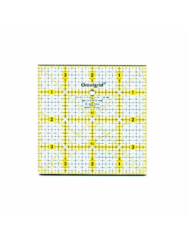 Omnigrid OMNIGRID Ruler with Grid - 4″ x 4″ (10.2 x 10.2cm)