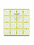 Omnigrid Règle avec grille OMNIGRID - 4″ x 4″ (10.2 x 10.2cm)
