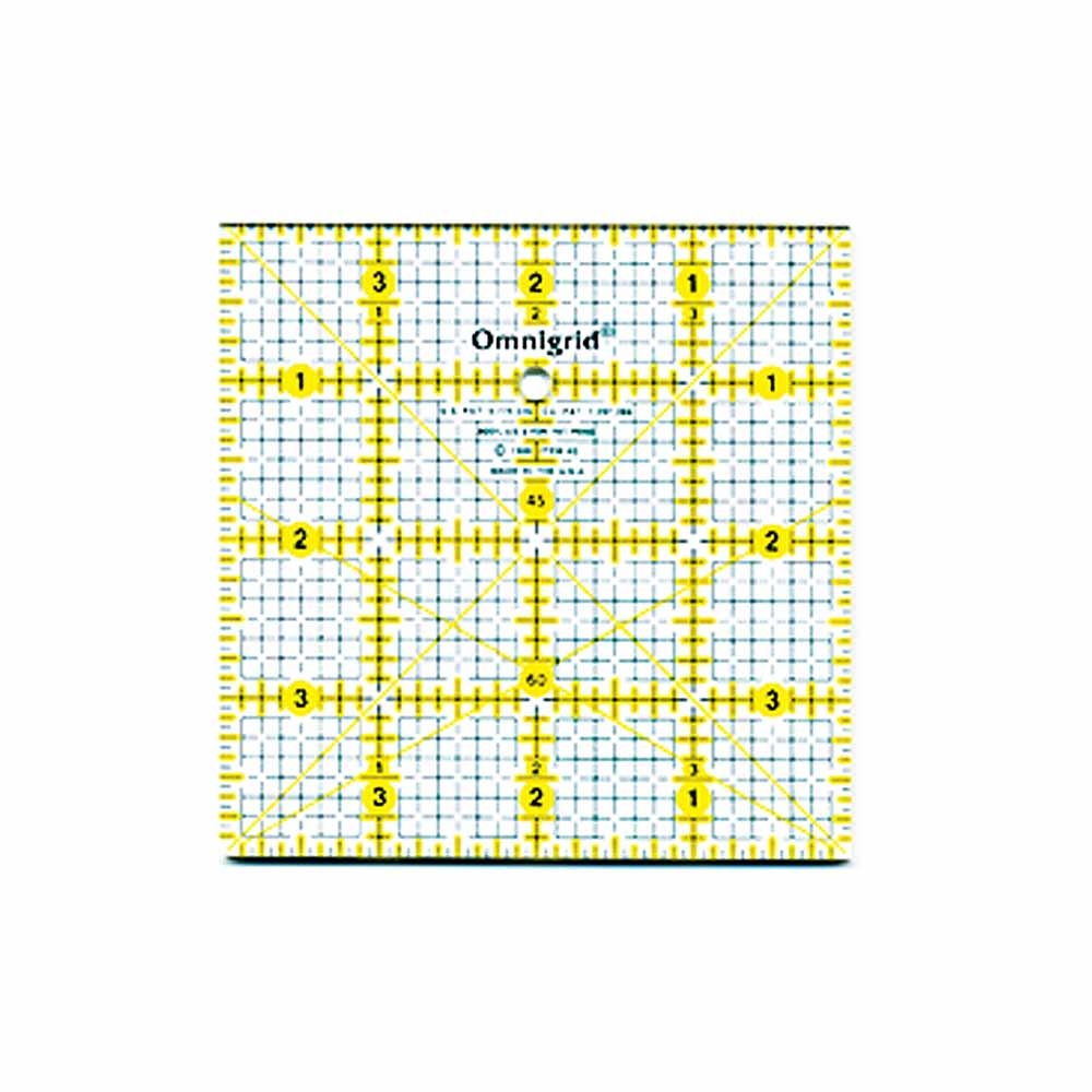 Omnigrid Règle avec grille OMNIGRID - 4″ x 4″ (10.2 x 10.2cm)
