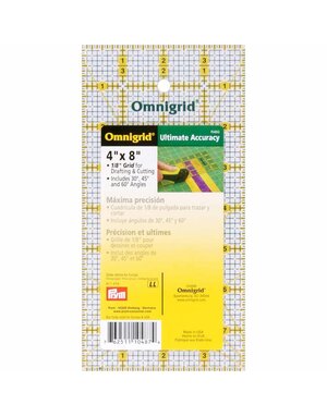 Omnigrid OMNIGRID Ruler with Grid - 4″ x 8″ (10.2 x 20.3cm)