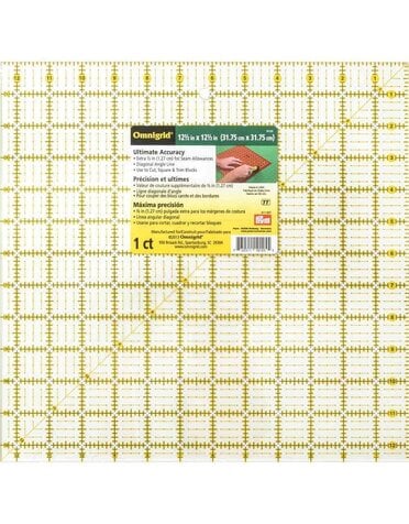 Omnigrid OMNIGRID Ruler - 121⁄2″ x 121⁄2″ (31.75 x 31.75cm)