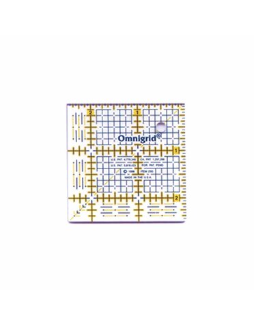 Omnigrid Règle OMNIGRID avec grille - 21⁄2″ x 21⁄2″ (6.3 x 6.3cm)