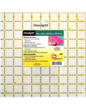 Omnigrid Règle OMNIGRID - 91⁄2″ x 91⁄2″ (24.1 x 24.1cm)