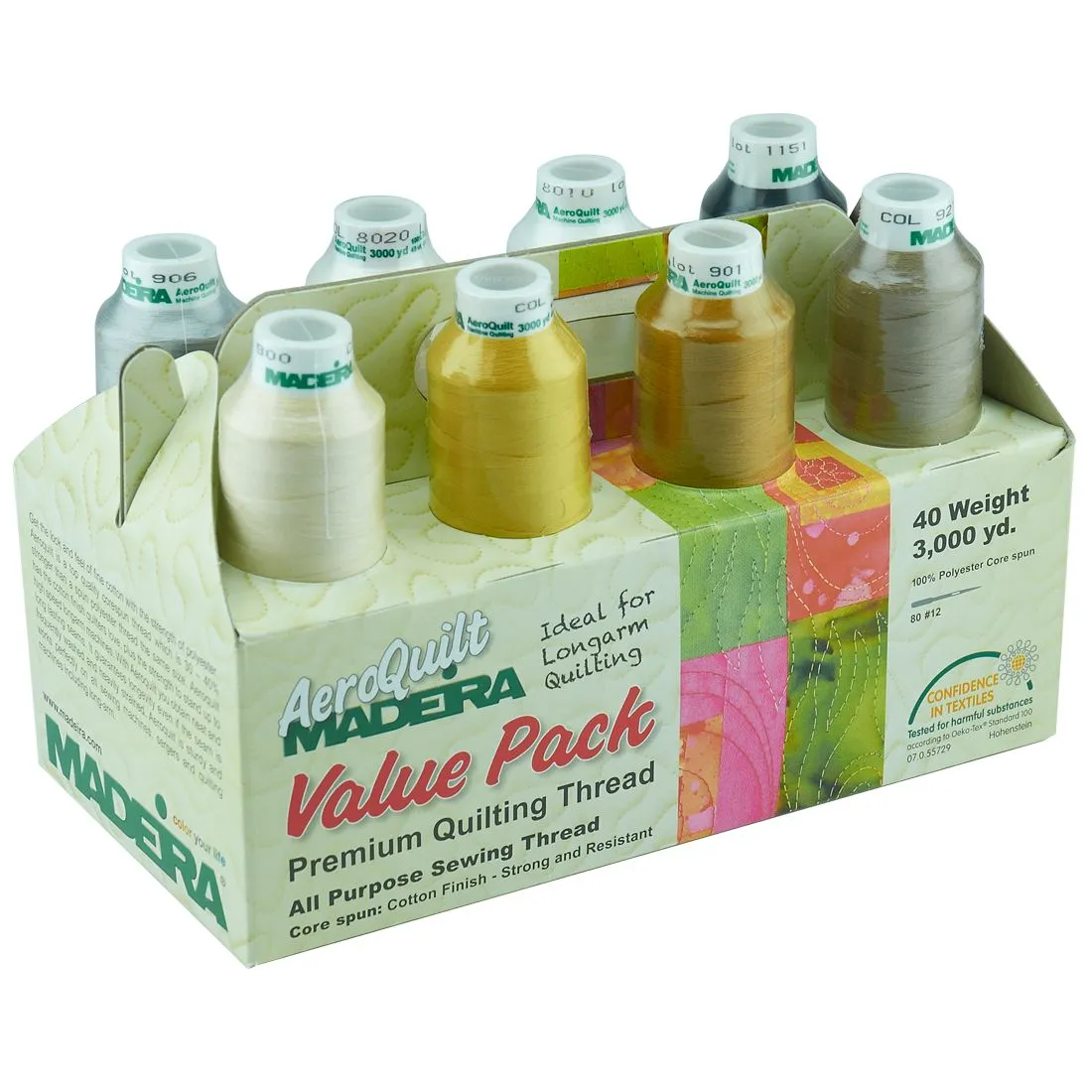 Madeira Aeroquilt 8 Cone Value Pack