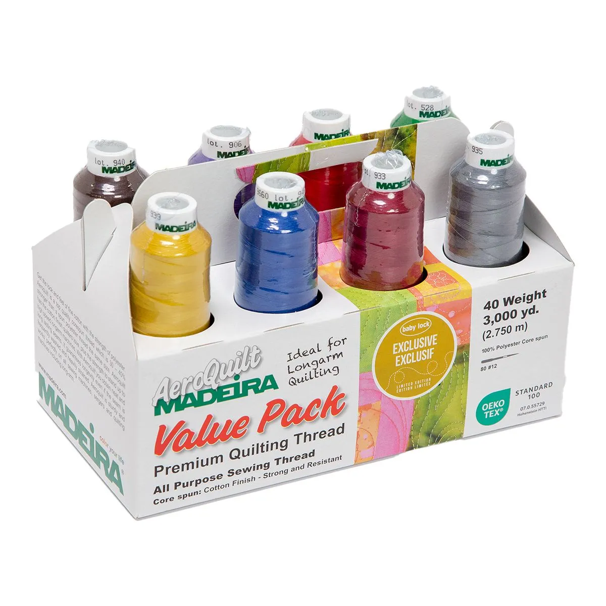 Madeira Aeroquilt 8 Cone Value Pack