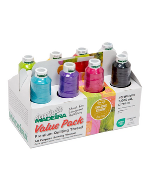Madeira Madeira Aeroquilt 8 Cone Jewel Tones Value Pack