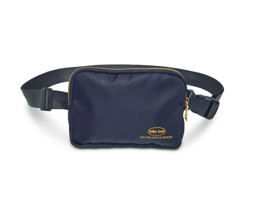 Baby Lock Baby Lock Black logo Belt Bag