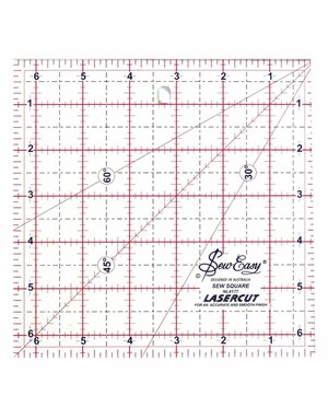 Sew Easy Règle de carrés SEW EASY - 61⁄2″ x 61⁄2″ (16.5 x 16.5cm)