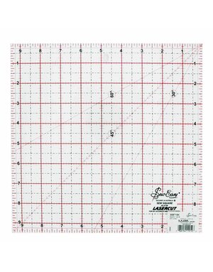 Sew Easy SEW EASY Square Ruler - 91⁄2″ x 91⁄2″ (24.1 x 24.1cm)