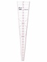 Sew Easy Règle pour coins SEW EASY 10° - 25″ x 4″ (63.5 x 10.2cm)