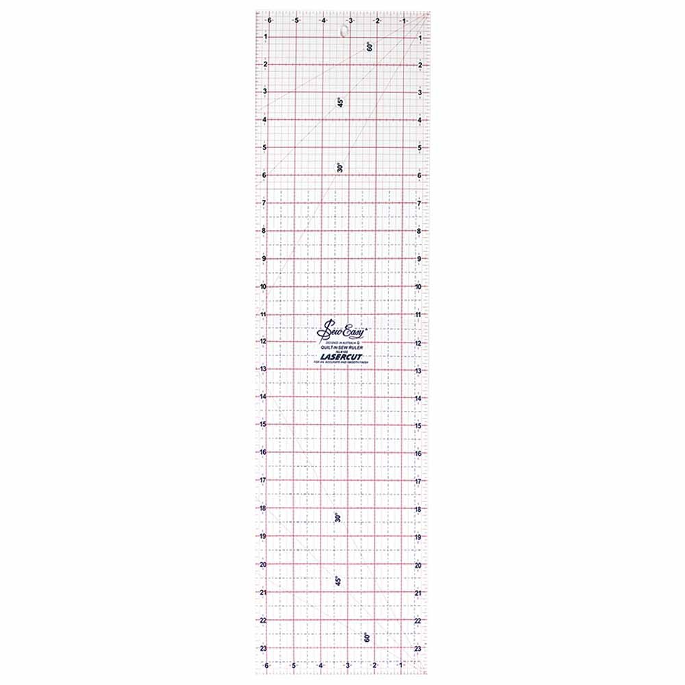 Sew Easy SEW EASY Quilting Ruler - 24″ x 61⁄2″ (61 x 16.5cm)