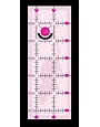 Tula Pink collection Règle antidérapante Tula Pink 2,5 po x 6,5 po motif souris