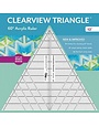 C&T Publishing Règle triangulaire Clearview de 12 pouces à 60 degrés