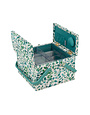 HOBBY GIFT HOBBY GIFT Grande boite de couture Couvercles doubles 25 cm x 25 cm x 17 cm (10In. x 10In. x 6.7In.) Eucalyptus