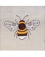 HOBBY GIFT HOBBY GIFT Panier couture moyen - 25 cm x 19 cm x 15 cm (10In. x 7 1/2In. x 5 3/4In.) - Abeille brodé sur le couvercle