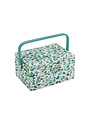 HOBBY GIFT HOBBY GIFT Medium Sewing Basket - 25 cm x 19 cm x 15 cm (10In. x 7 1/2In. x 5 3/4In.) - Eucalyptus