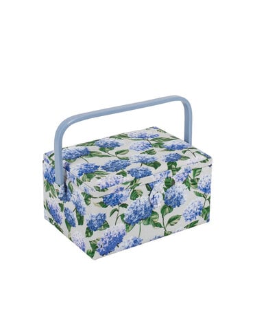 HOBBY GIFT HOBBY GIFT Panier couture moyen - 25 cm x 19 cm x 15 cm (10In. x 7 1/2In. x 5 3/4In.) - Hortensias