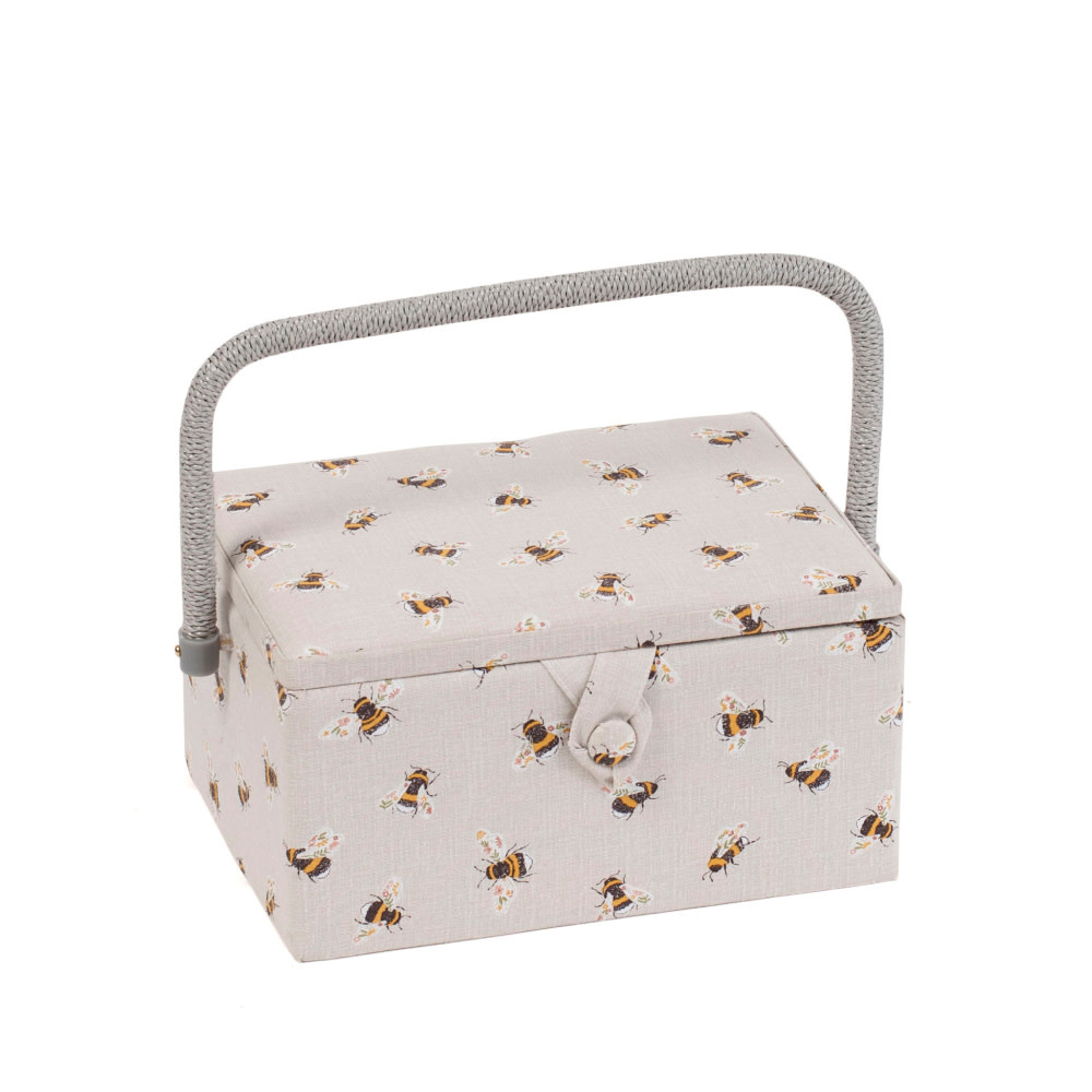 HOBBY GIFT HOBBY GIFT Panier couture moyen - 25 cm x 19 cm x 15 cm (10In. x 7 1/2In. x 5 3/4In.) - Abeilles
