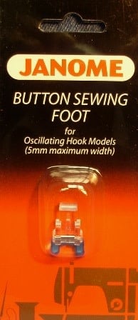 Janome Janome button foot ( 5mm maximum width )