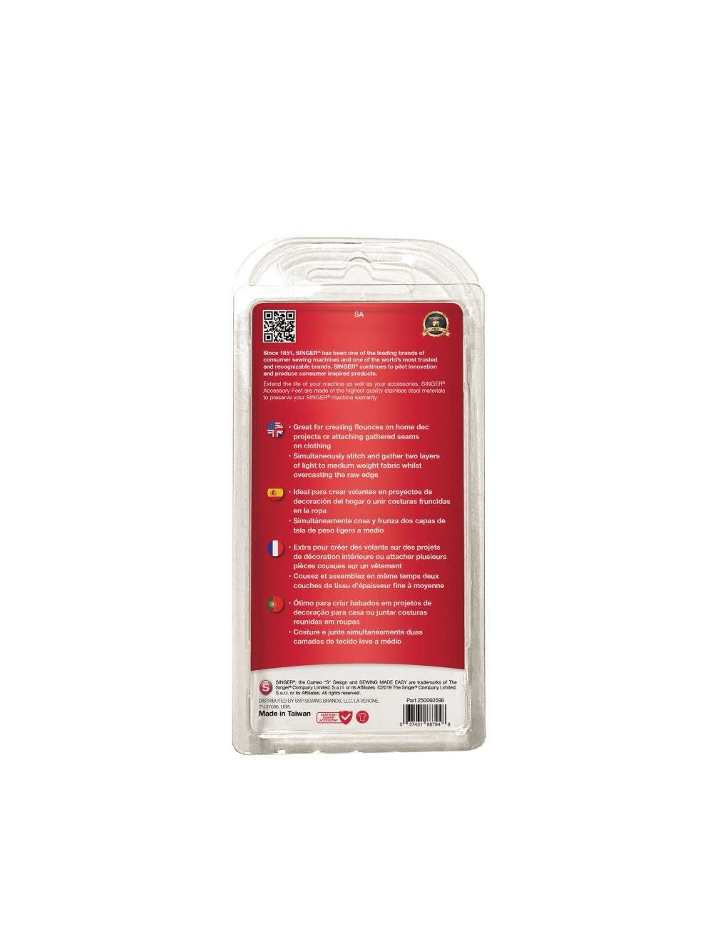 Singer Singer pied fronceur pour surjeteuse