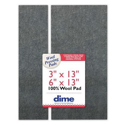 DIME Dime tapis de repassage en laine 3 po x 13 po et 6 po x 13 po