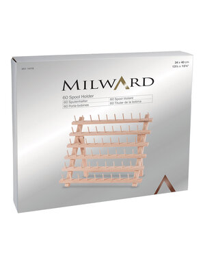 MILWARD MILWARD 60 Spool Wooden Thread Stand - Beech Wood