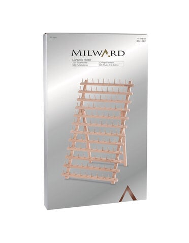 MILWARD MILWARD Présentoir en bois de 120 bobines - Bois de hêtre