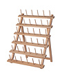 MILWARD MILWARD 36 Spool Wooden Thread Stand for Serger Thread - Beech Wood
