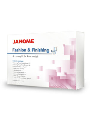 Janome Fashion and Finishing Kit 9mm