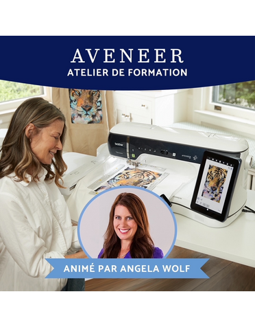 Brother Abonnement d'un an atelier de formation en ligne Brother Aveneer par Angela Wolf
