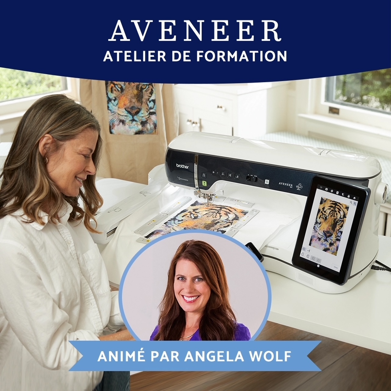 Brother One-year subscription to the Brother Aveneer online training workshop by Angela Wolf