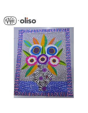 Oliso OLISO Kaffe Fassett Tea Towel Pressing Cloth 100% Cotton, 61 cm x 45.72 cm (24" x 18")