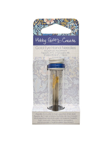 HOBBY GIFT HOBBY GIFT Aiguilles à coudre domestiques à chas doré (10 unités)