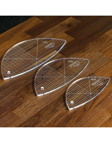Handi Quilter Crescent ruler set 3