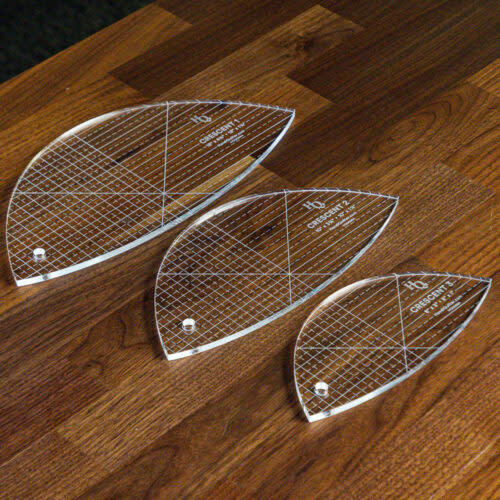 Handi Quilter Crescent ruler set 3