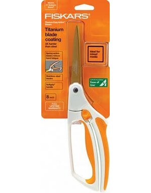 Fiskars, Inc. Easy Action 8" Titanium Scissor