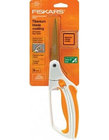 Fiskars, Inc. Easy Action 8" Titanium Scissor