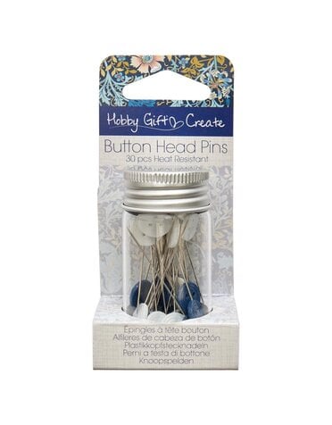 HOBBY GIFT HOBBY GIFT Épingles à tête bouton (30 unités) - 47 mm (1 7/8 po)