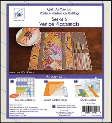 June Tailor QAYG Placemat Venice Pattern