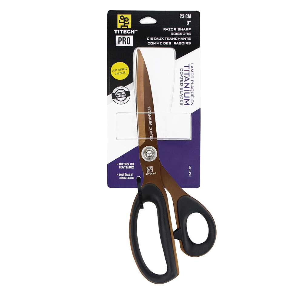 Titech TITECH Pro 9" Ciseaux de couturière gaucher