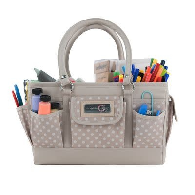 Everything Mary Everything Mary Deluxe Store & Tote Tan Dot
